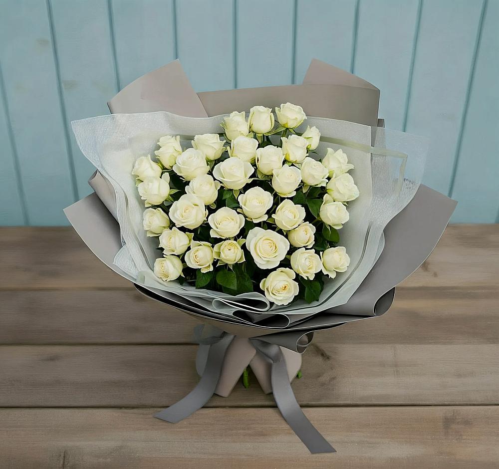 Букет Белоснежная нежность в Баксане