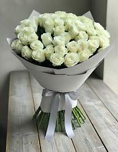 Букет 35 Белых роз #REPLACE_PRED# Баксане