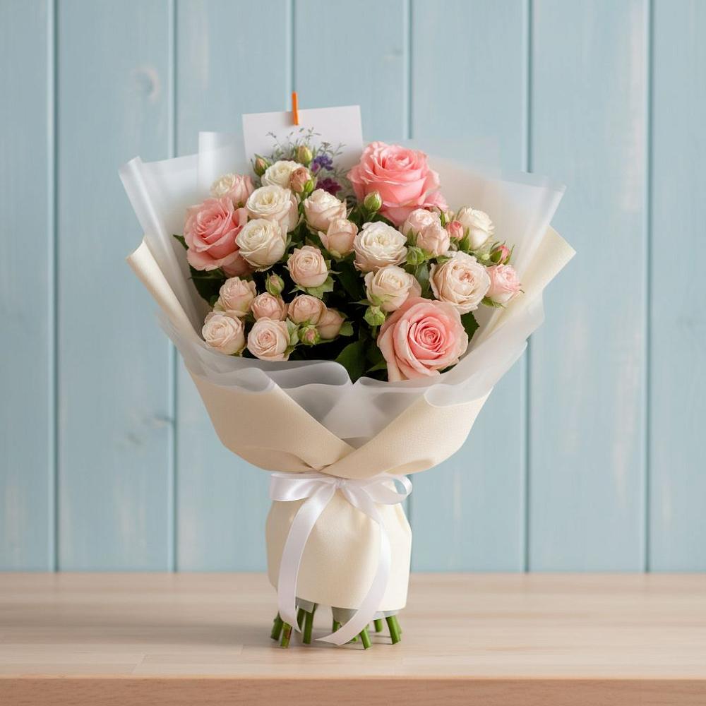 Букет цветов из: Розы в Баксане