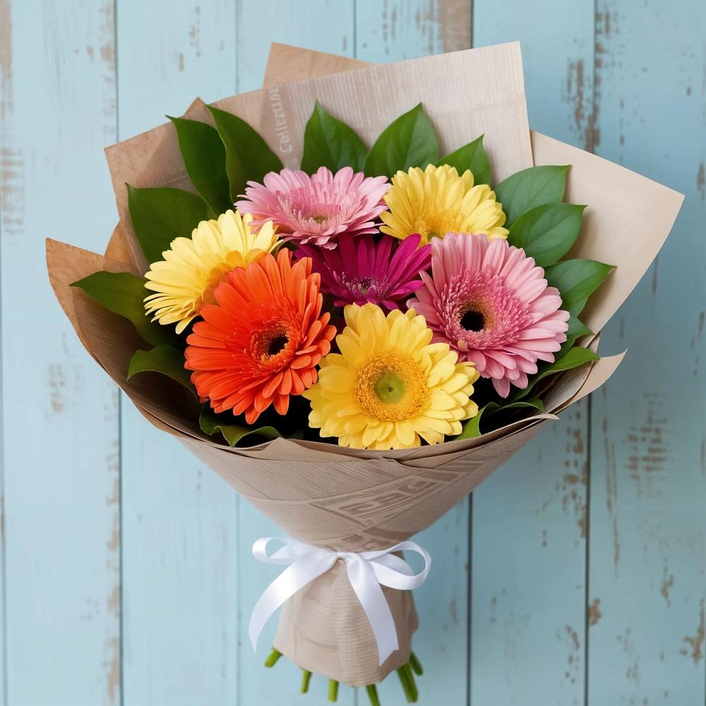 Букет цветов из: Герберы в Баксане