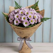 Букет цветов из:  Хризантемы #REPLACE_PRED# Баксане