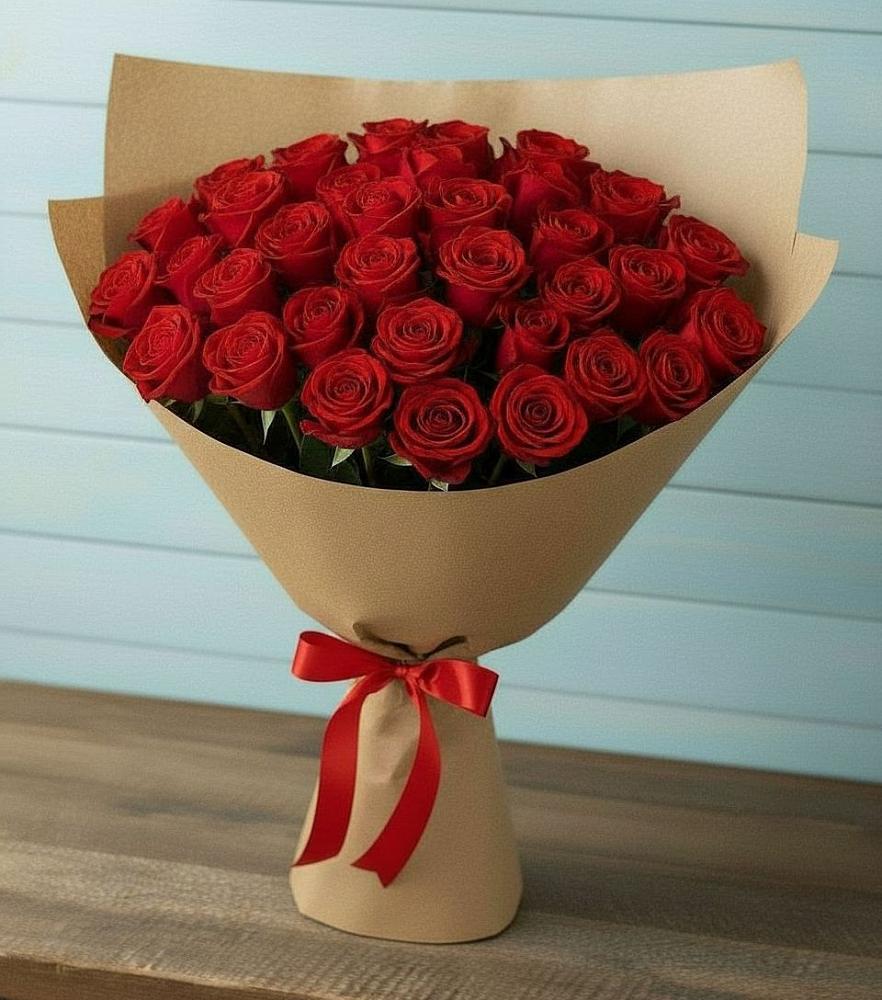 Букет Красные розы Милано в Баксане