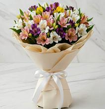 Букет цветов из:  Альстромерии #REPLACE_PRED# Баксане