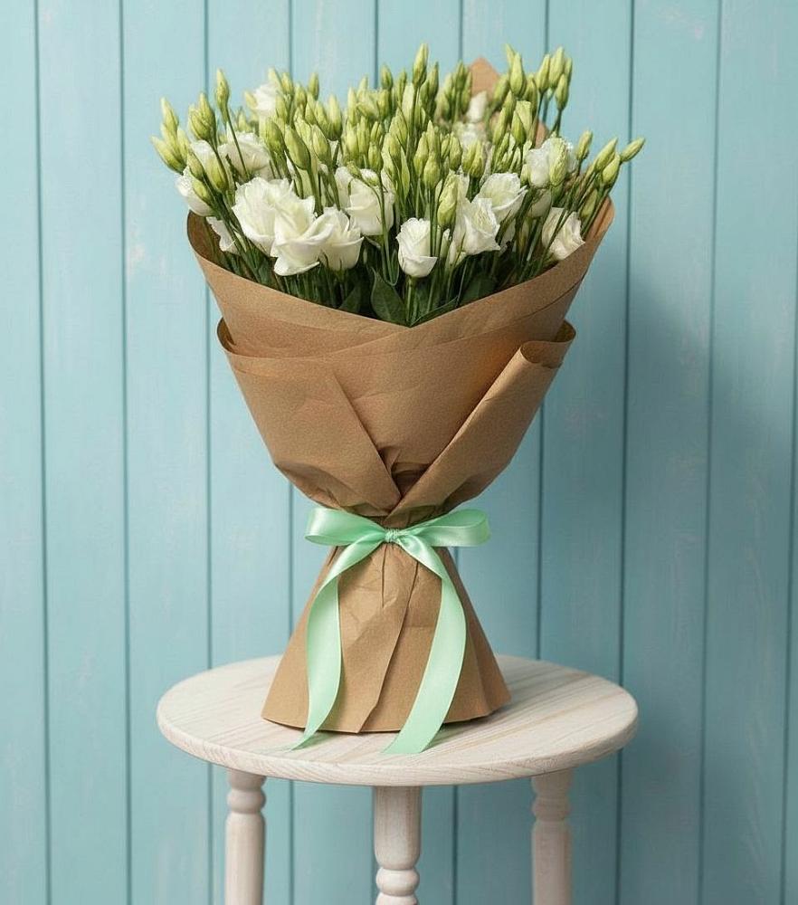 Букет цветов из: Лизиантусы в Баксане