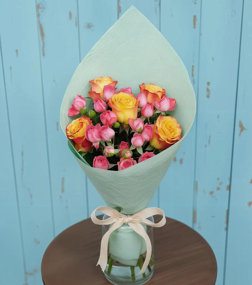 Букет цветов из: Розы в Баксане