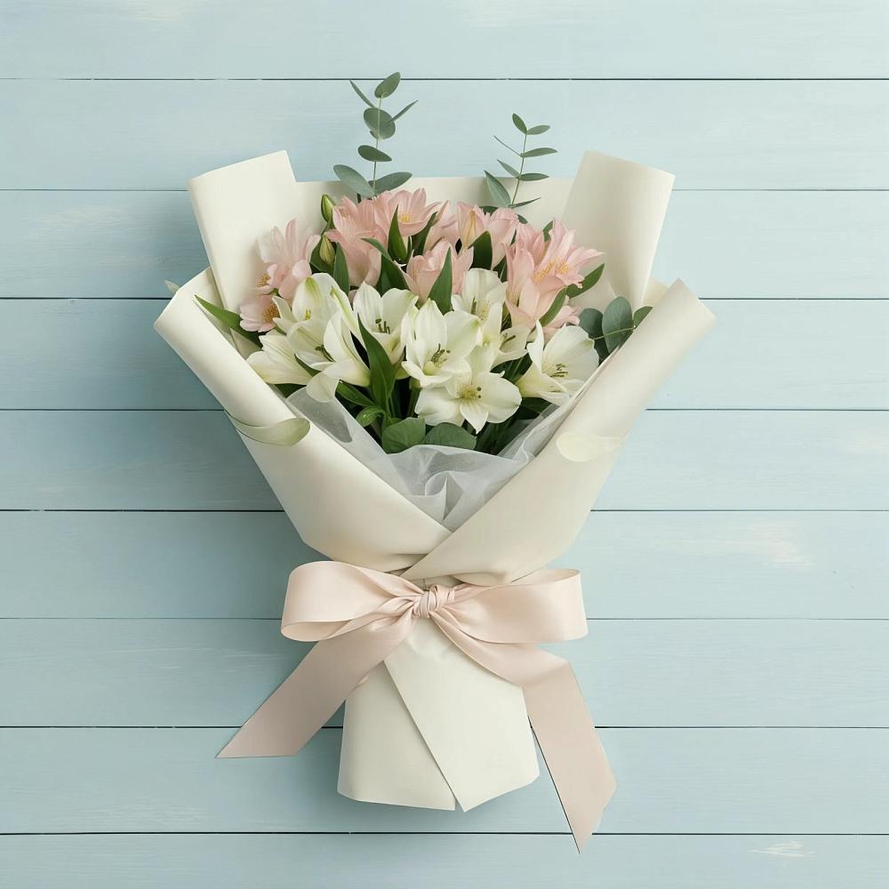 Букет цветов из: Альстромерии в Баксане