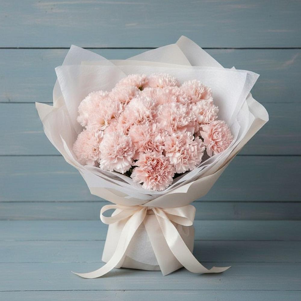 Букет цветов из: Гвоздики в Баксане