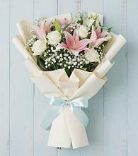 Букет цветов из:  Лилии #REPLACE_PRED# Баксане