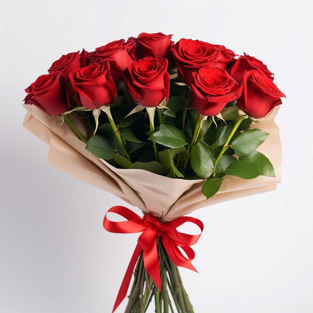 Букет 11 Красных роз Эдлесс Лав в Баксане